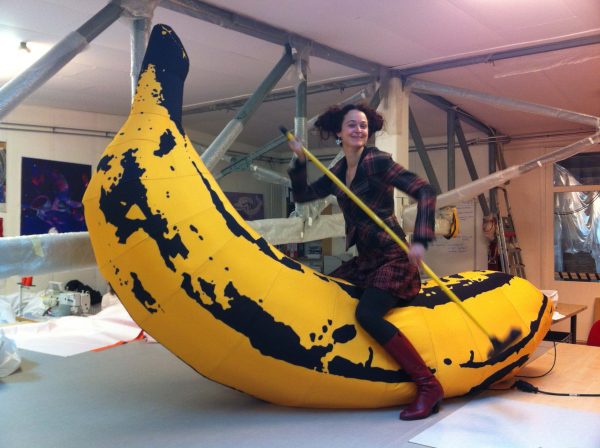 4m Pop Art banana Airworks Rentals