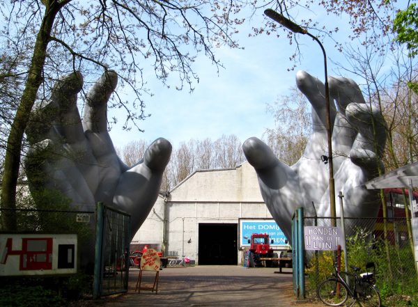 8.3m printed silver hands Airworks Rentals