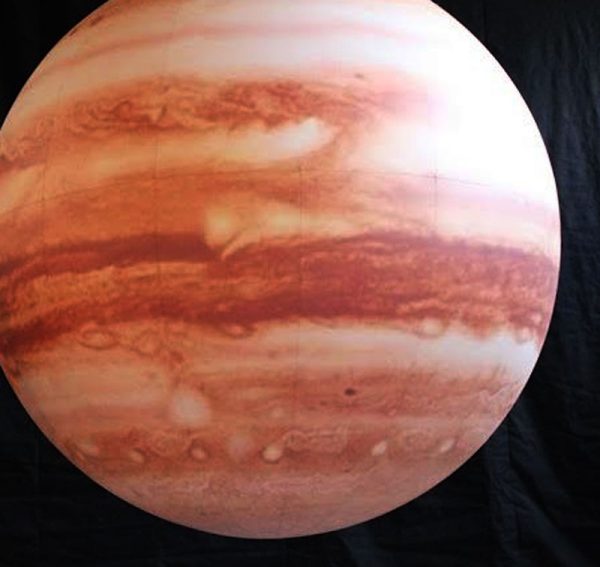 2.5m printed jupiter backlit