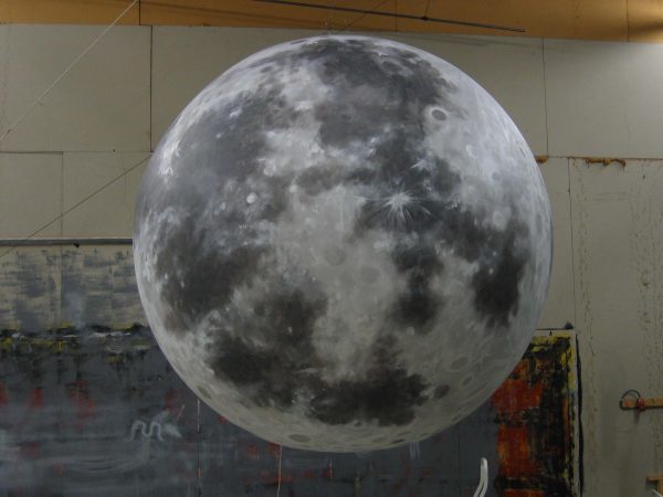 2m printed moon